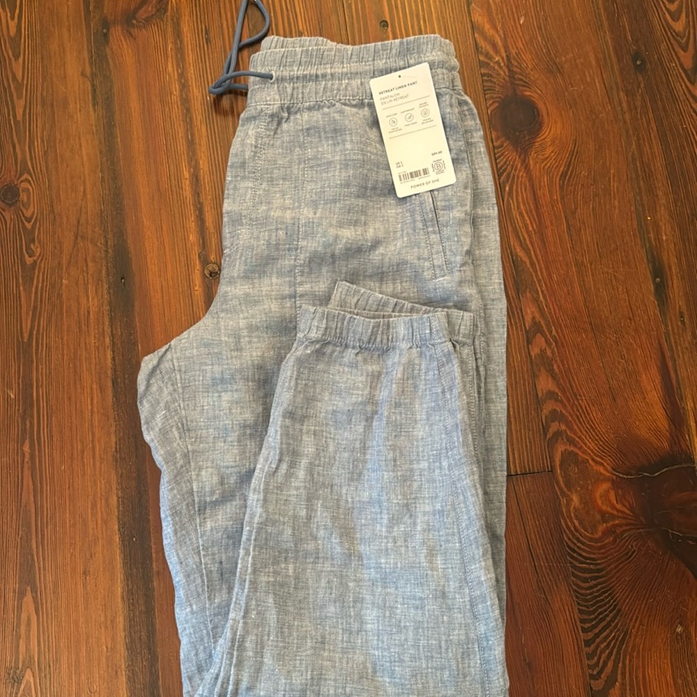 Athleta Retreat linen jogger